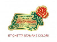Etichette adesive per erboristerie, cosmetica, cosmesi (mm 50X31)  (cod.5M )